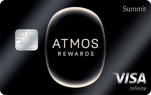 Atmos Rewards Summit Visa Infinite credit card as shown on Upgraded Points review