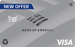 Bank of America Unlimited Cash Rewards Secured Credit Card front view