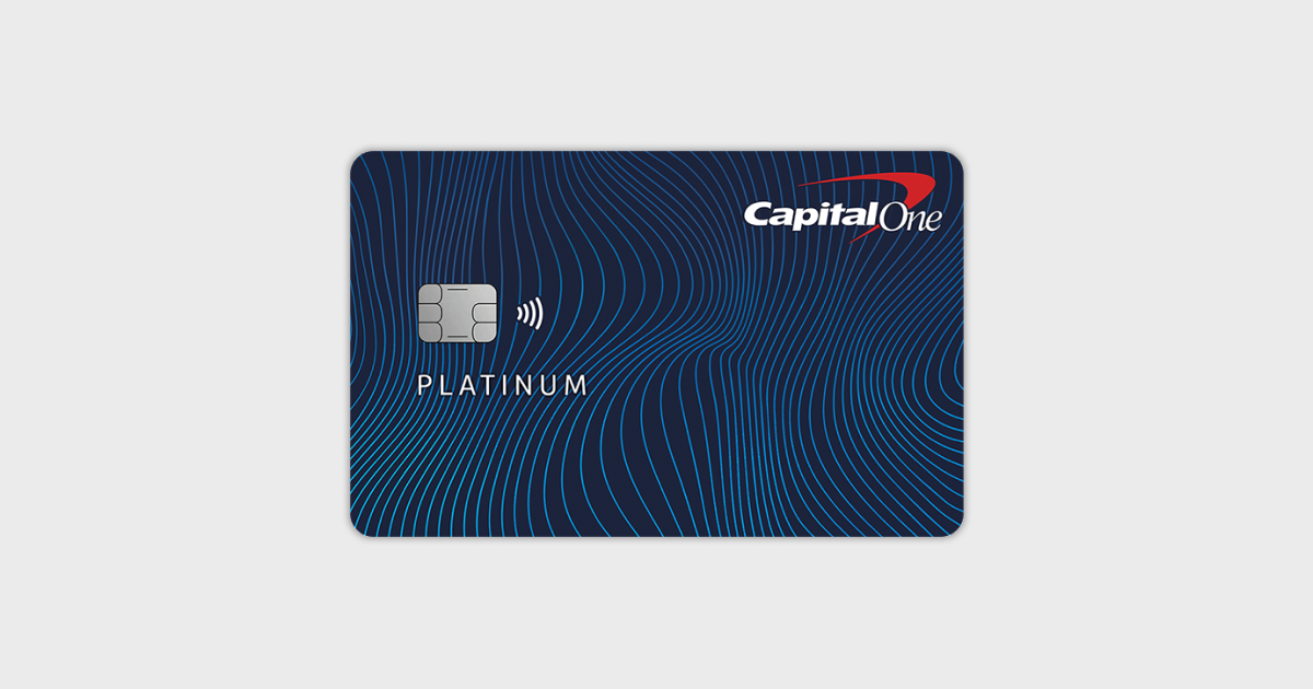 Capital One Platinum card promotional image