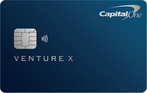 Capital One Venture X Rewards Credit Card - premium black metal card