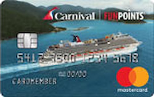 Carnival World Mastercard official card image
