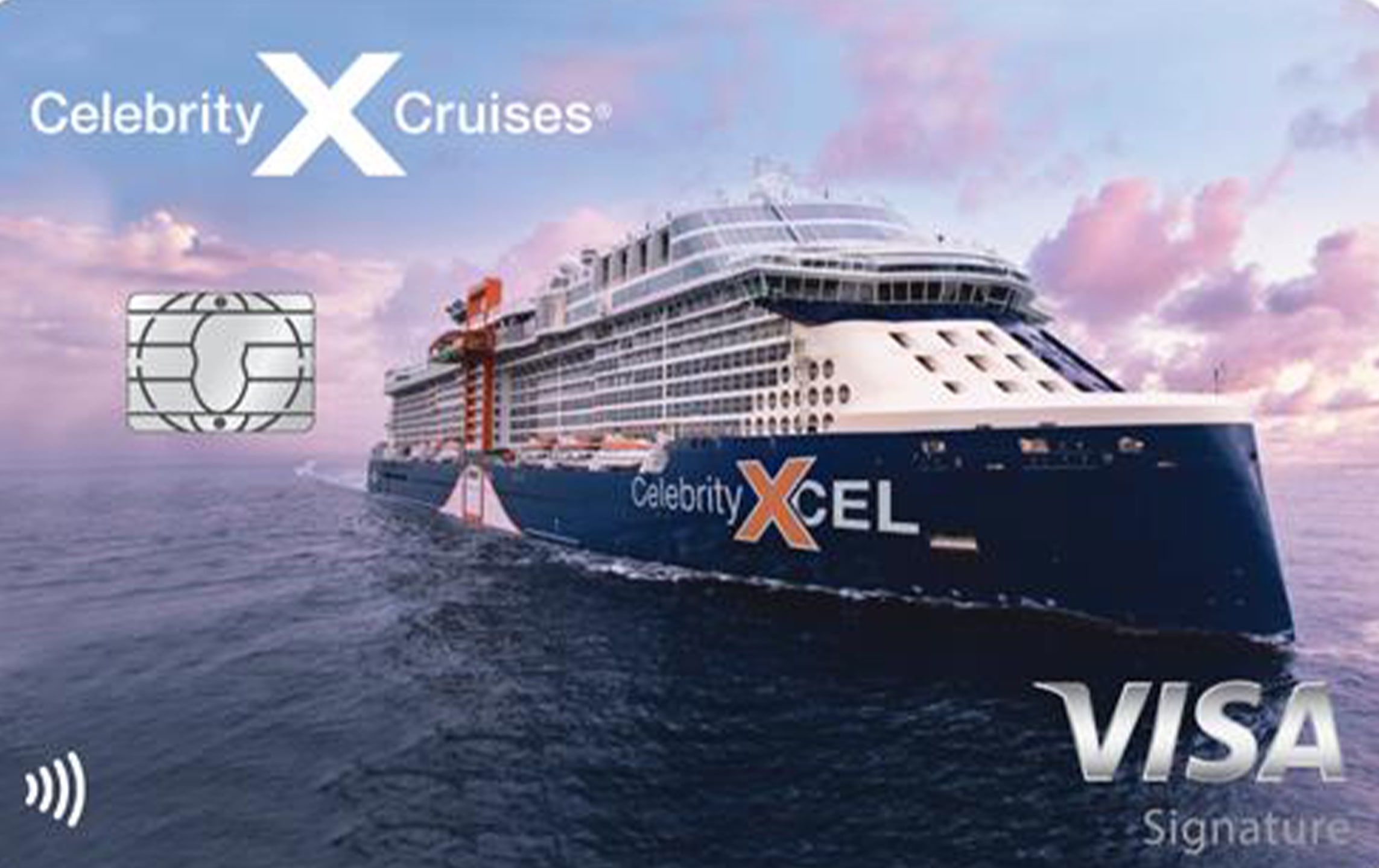 Celebrity Cruises Visa Signature card promotional image