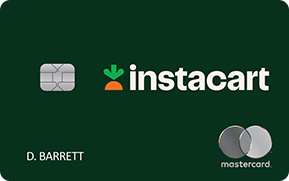Instacart Mastercard card art from Chase application page