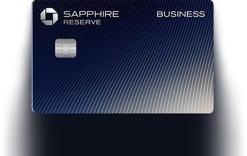 Chase Sapphire Reserve for Business card with shadow effect