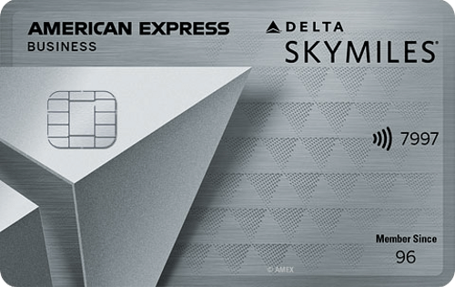 Delta SkyMiles Platinum Business American Express Card front view