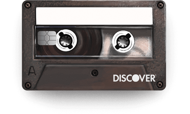 Discover it Chrome credit card Mixtape design variant