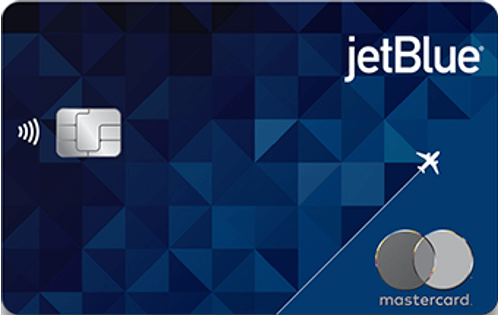 JetBlue Plus Card front view with blue background and white branding