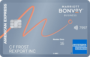 Marriott Bonvoy Business American Express Card product shot