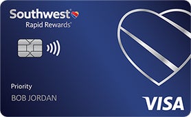 Southwest Rapid Rewards Priority Credit Card art from The Points Guy